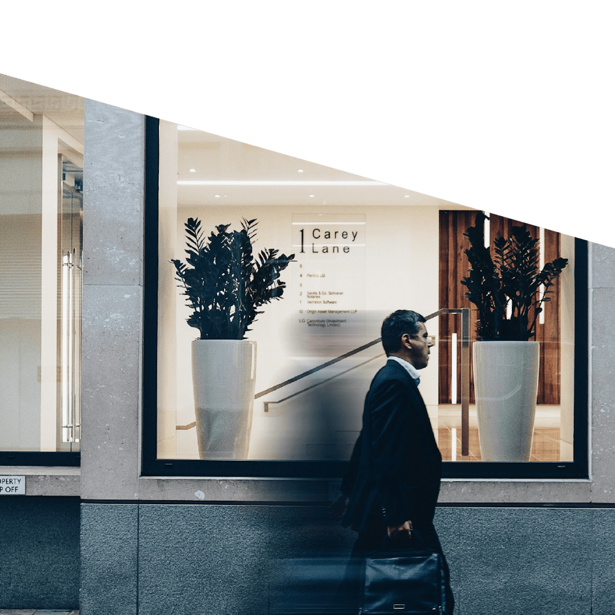 Modern building interior